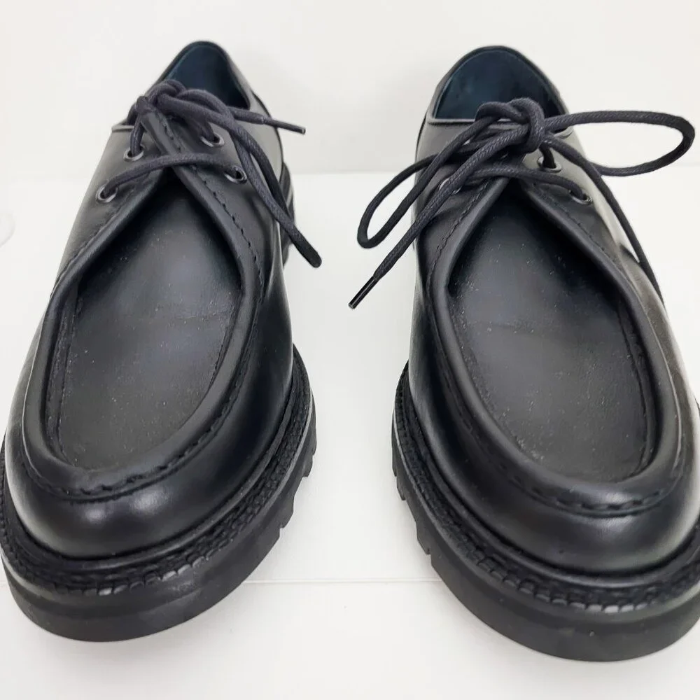 BODE University Leather Derby Loafers in Black 41 8 - Picture 4 of 12